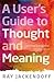 A User's Guide to Thought and Meaning (Hardcover)--by Ray Jackendoff [2012 Edition]