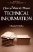 How to Write and Present Technical Information by Charles H. Sides (1999-07-28)