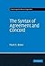 The Syntax of Agreement and Concord (Cambridge Studies in Linguistics) 1st Edition( Hardcover ) by Baker, Mark C. published by Cambridge University Press