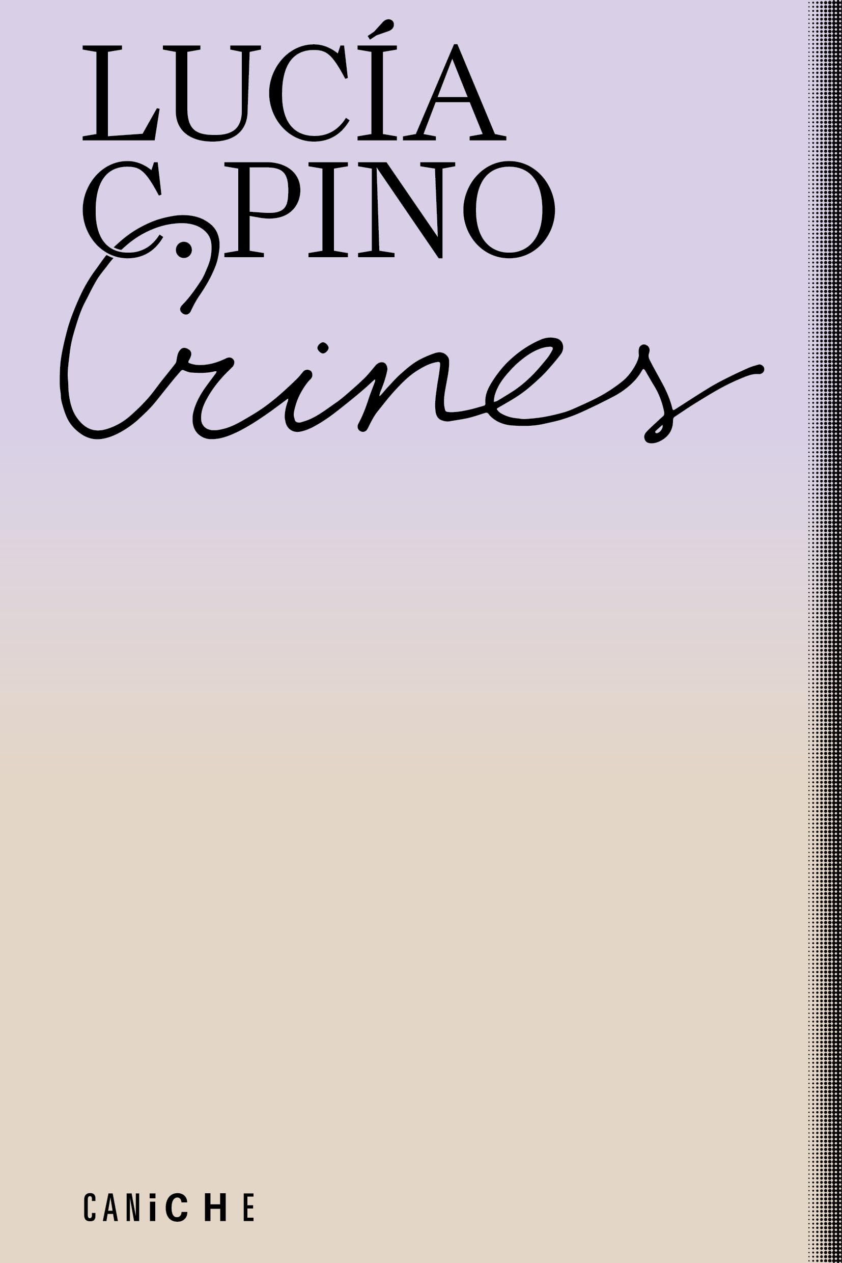 Portada de Crines, de Lucía C. Pino