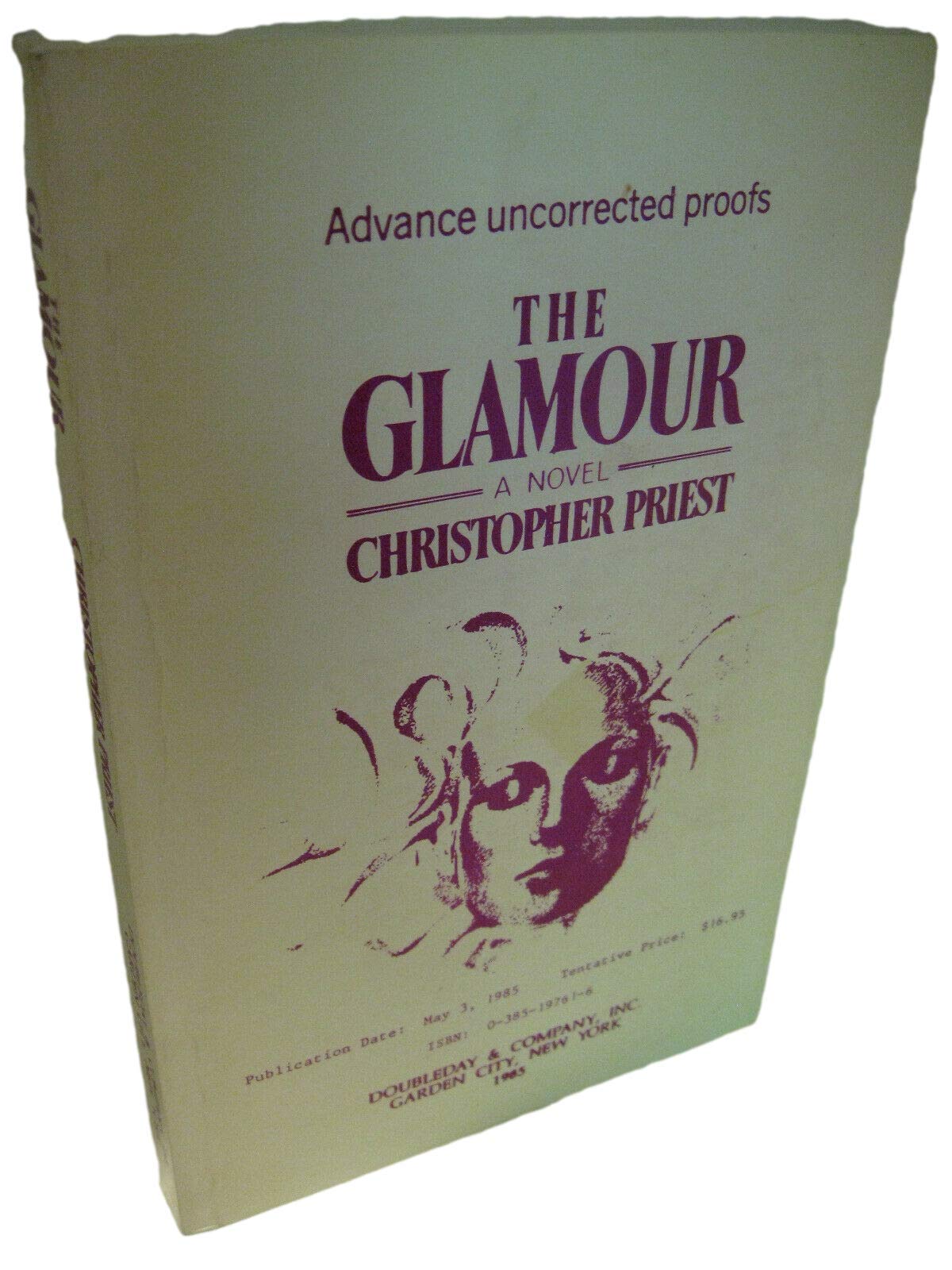 Rare THE GLAMOUR by Christopher Priest 1st Edition Advance Uncorrected Proof Prestige [Paperback] Christopher Priest