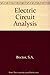 Electric Circuit Analysis by Stalin A. Boctor (1991-11-01)