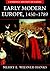 Early Modern Europe, 1450-1789 (Cambridge History of Europe) by Merry E. Wiesner-Hanks (2006-03-23)