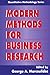 Modern Methods for Business Research (Quantitative Methodology Series) (1998-03-03)