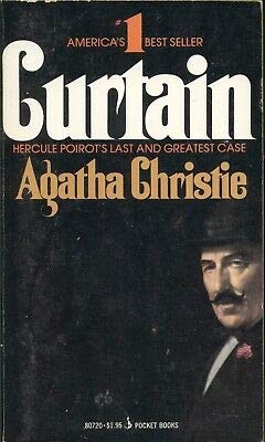CURTAIN By AGATHA CHRISTIE Pocket Books PB 1975 1976 5th