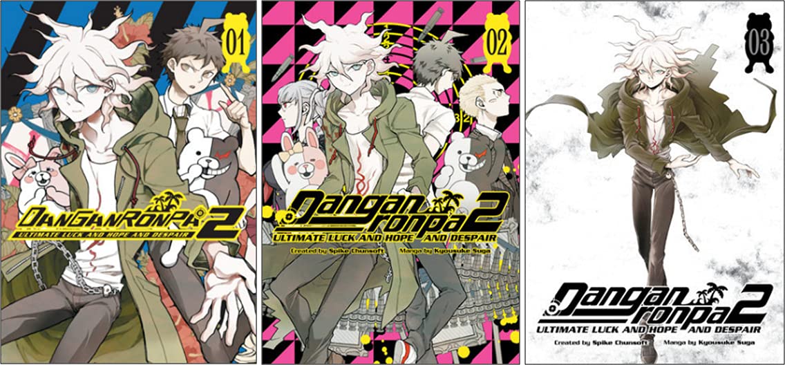 Danganronpa 2 Manga Set: Ultimate Luck and Hope and Despair Vol. 1-3 (Paperback)