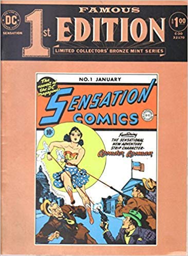 Famous 1st Edition Sensation Comics No. 1 (Unknown Binding)