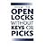 [ [ [ How to Open Locks Without Keys or Picks[ HOW TO OPEN LOCKS WITHOUT KEYS OR PICKS ] By Paladin Press ( Author )Jan-01-1994 Paperback