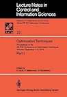 Optimization Techniques, Part 2: Proceedings (Lecture Notes in Control and Information Sciences, 22)