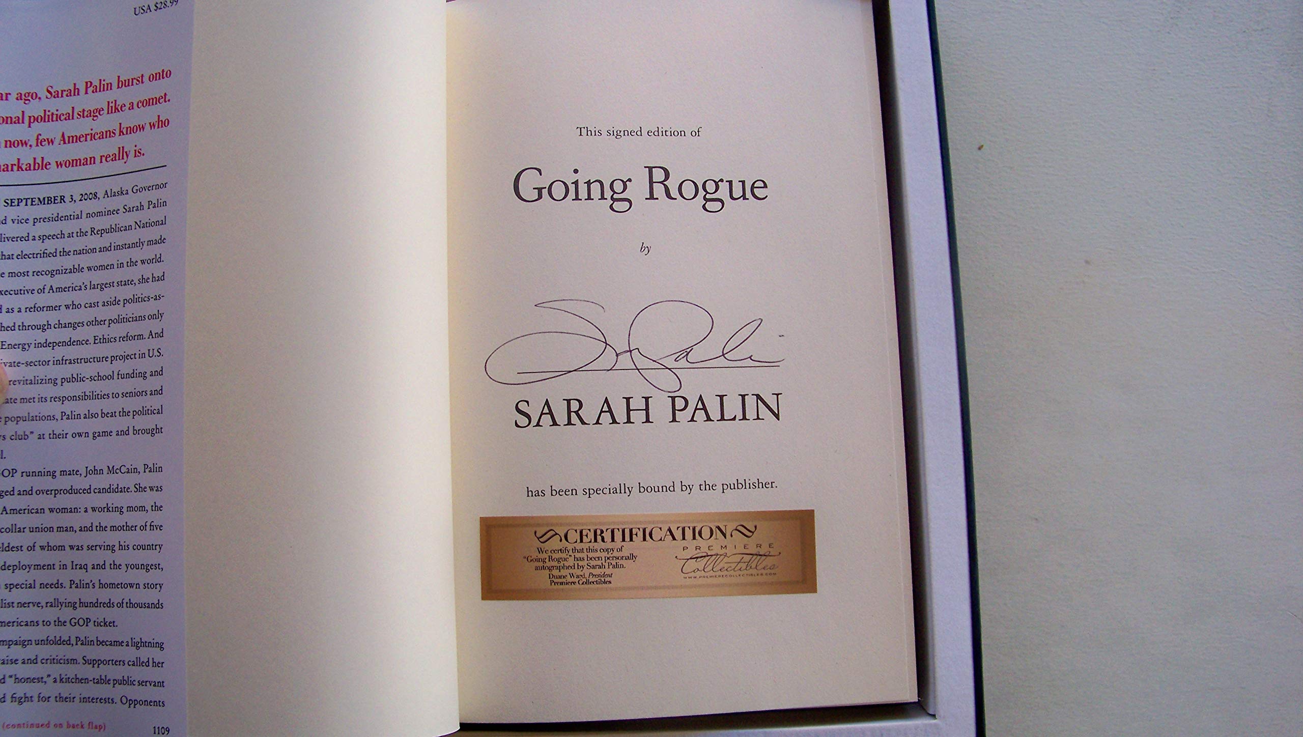 GOING ROGUE LIMITED EDTION