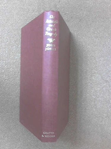 On Aristotle and Greek Tragedy (Hardcover)