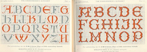 The Embroiderer's Alphabet: Letters, Figures, Monograms and Ornaments for Embroideries on Counted Threads Followed by a Series of Patterns with Tracings for White Embroidery (Hardcover)