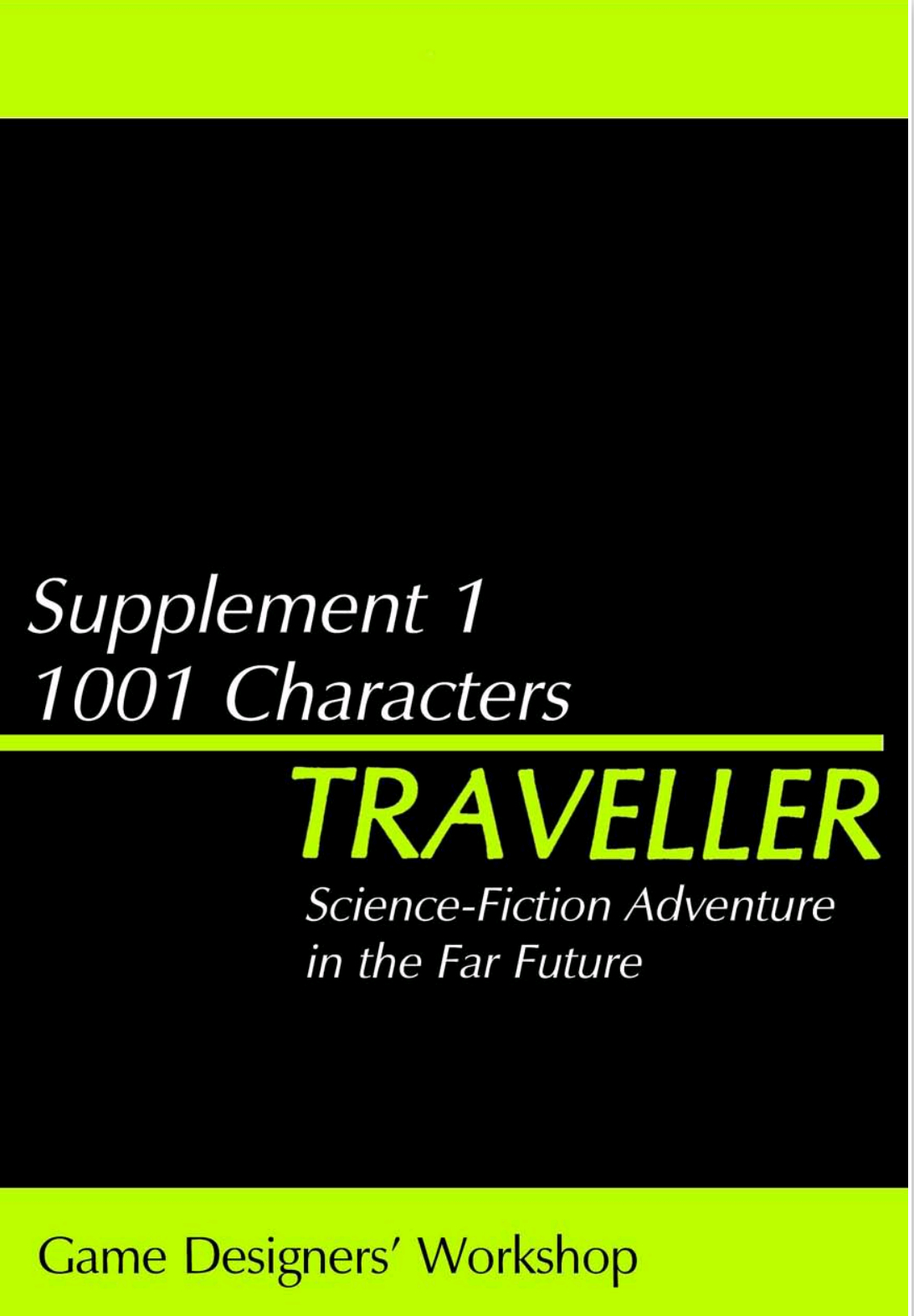 Supplement 1: 1001 Characters
