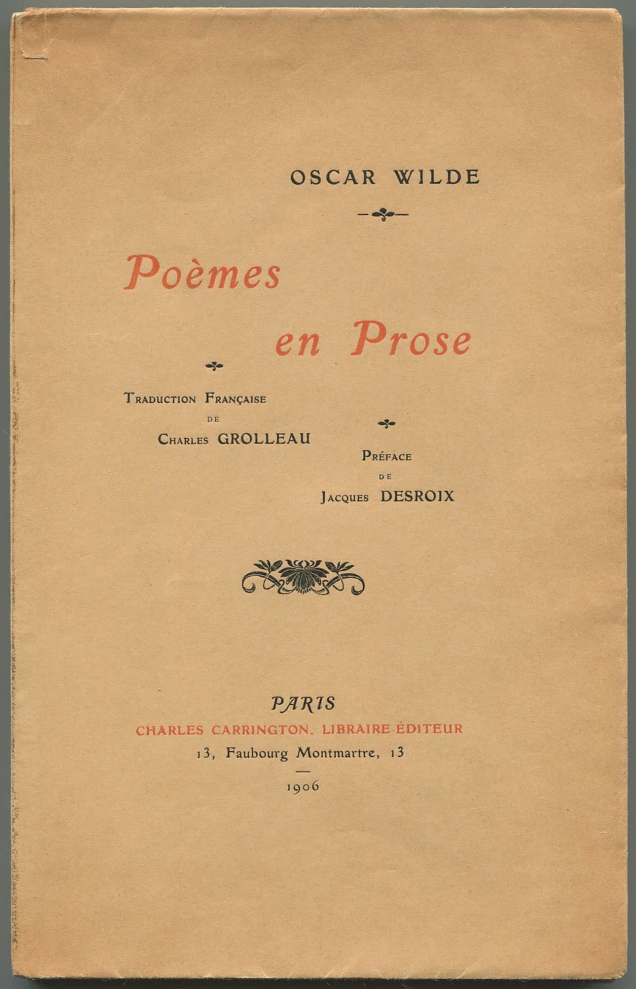 Poemes en prose