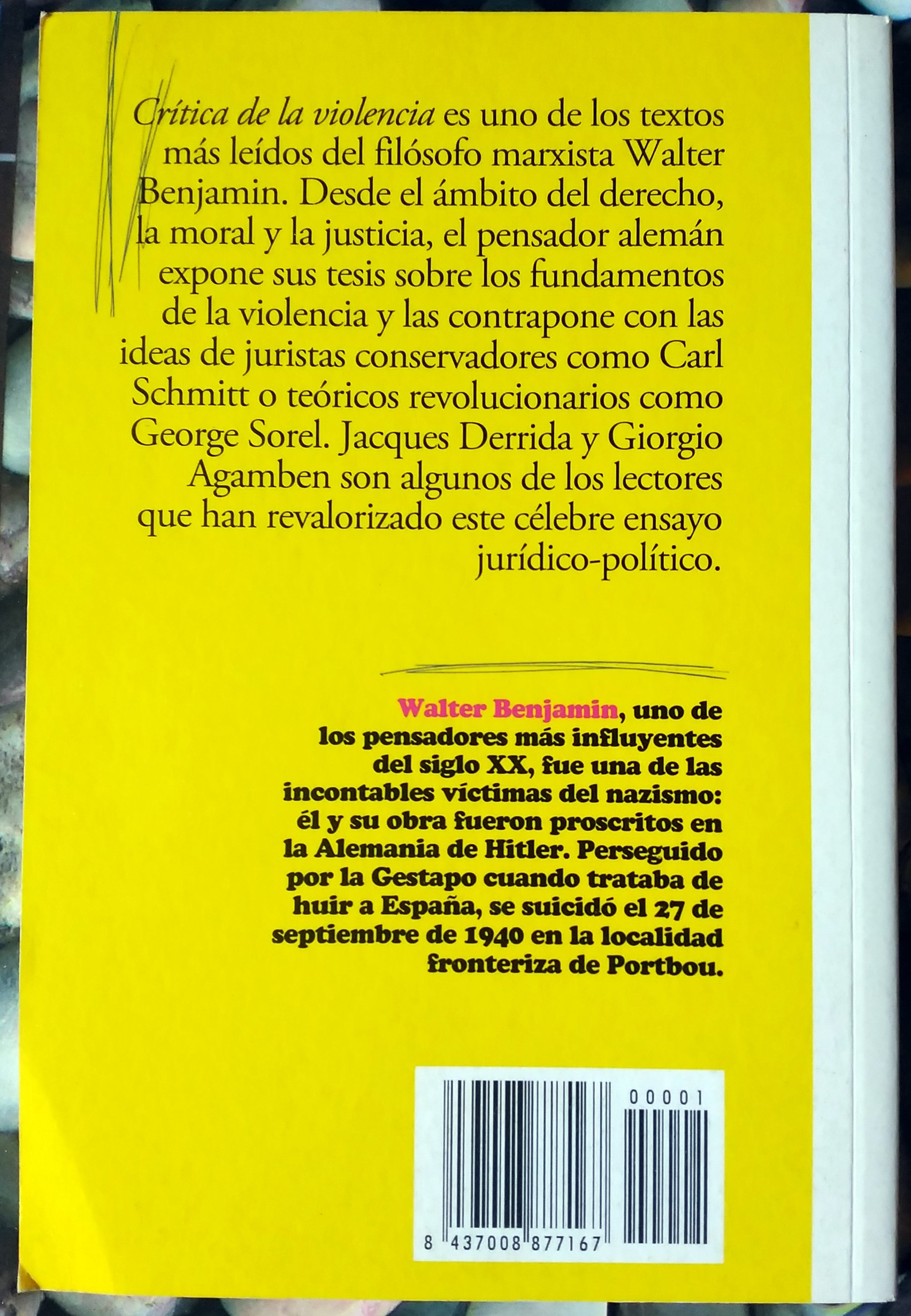 Crítica de la violencia (Paperback)