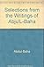Selections from the Writings of Abdu'l-Baha by Abdu'l-Baha (1978-06-30)