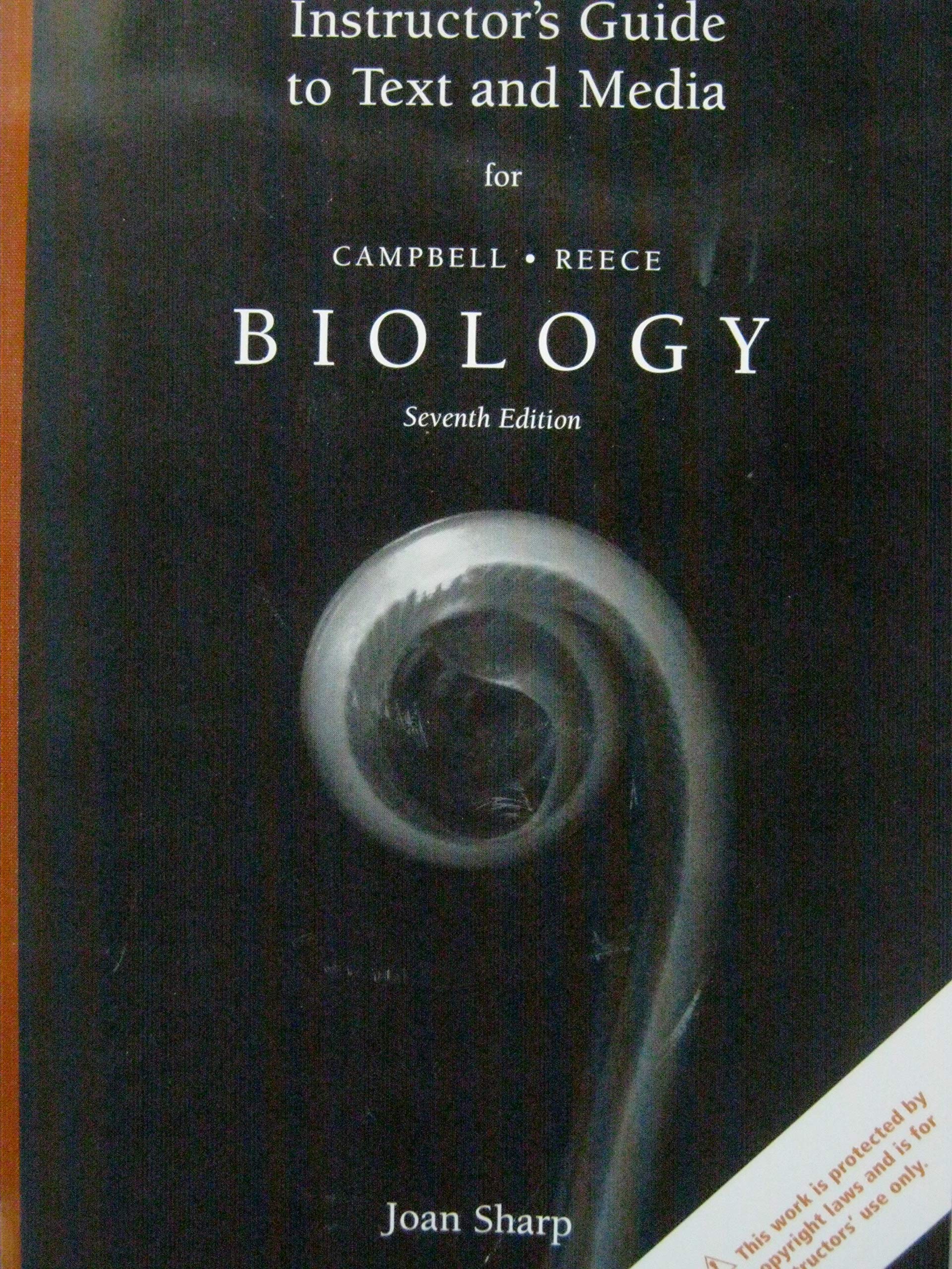 Instructor's Guide to Text and Media for Biology (Paperback)