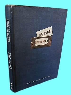 Oracle Night Paul Auster Novel 1st Edition First Printing Fiction [Hardcover] Paul Auster