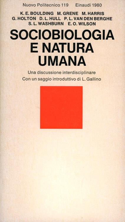 Sociobiologia e natura umana