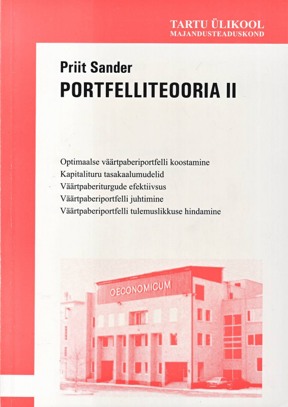 Portfelliteooria II (Paperback)