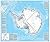 Antarctica flat lam. map mi...