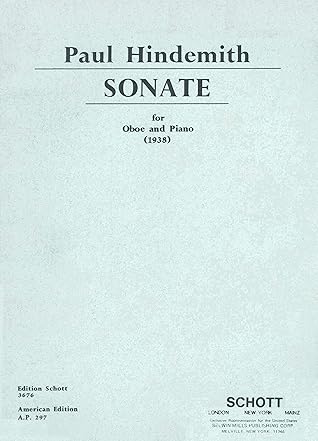 Hindemith - Sonate fur Oboe und Klavier (Edition Schott 3676)