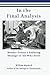 In The Final Analysis by William Murdock (2014-10-07)