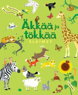 Äkkää ja tökkää - Eläimet (Board Book)