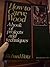 Rare HOW TO CARVE WOOD, PROJECTS AND TECHNIQUES by BUTZ [Paperback] Richard Butz;