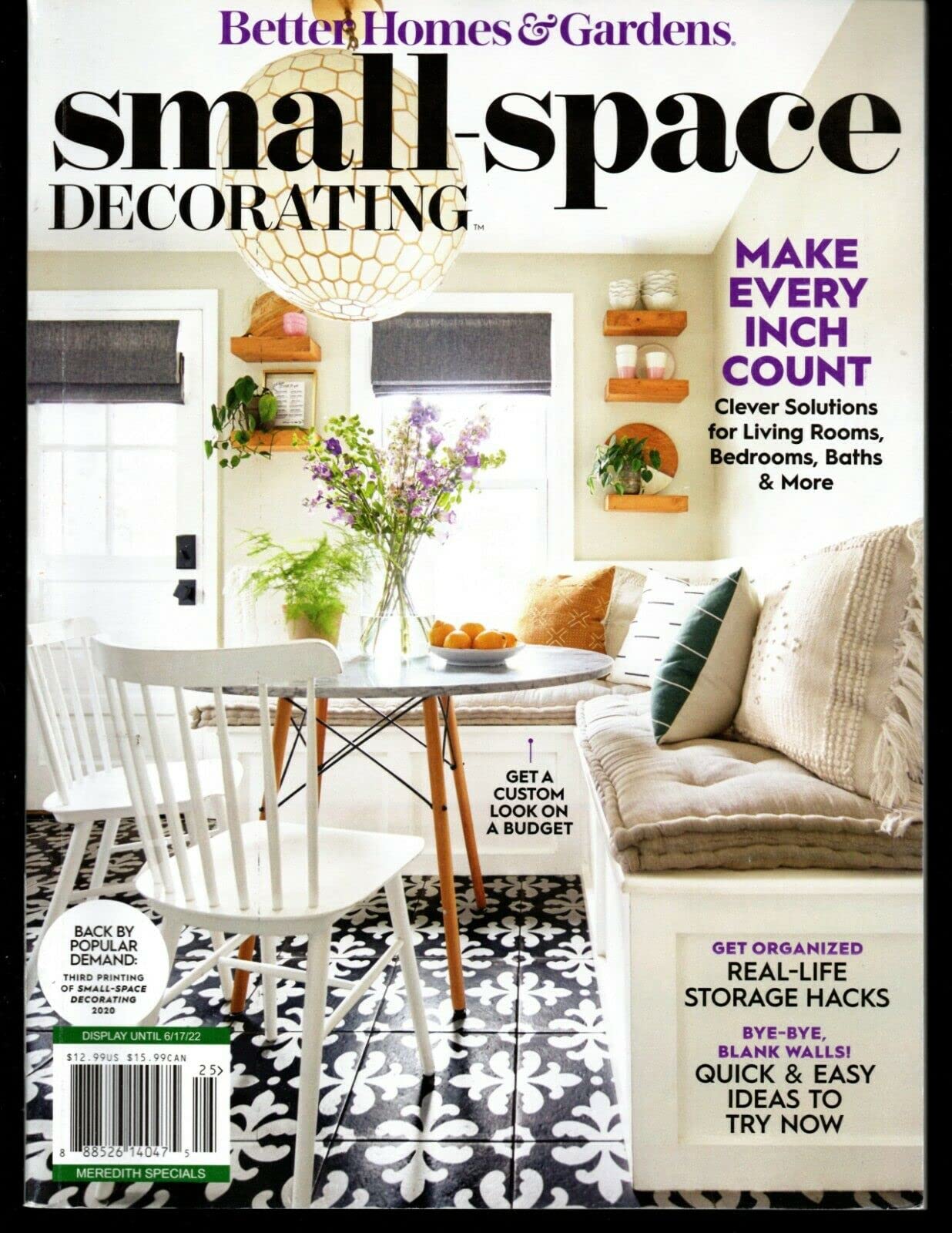BETTER HOMES & GARDENS MAGAZINE 2022,SMALL SACE DECORATING BACK BY POPULAR DEMAN (Paperback)