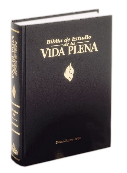 Spanish-RVR 1960 Full Life Study Bible-Black Hardcover Indexed