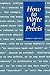 How to Write a Precis (NONE) by Pamela Russell (1988-01-01)