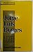 Jorge Luis Borges: A Study of the Short Fiction (Twayne's Studies in Short Fiction) by Naomi Lindstrom (1990-08-30)