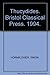 Thucydides by Simon Hornblower (1987-12-26)