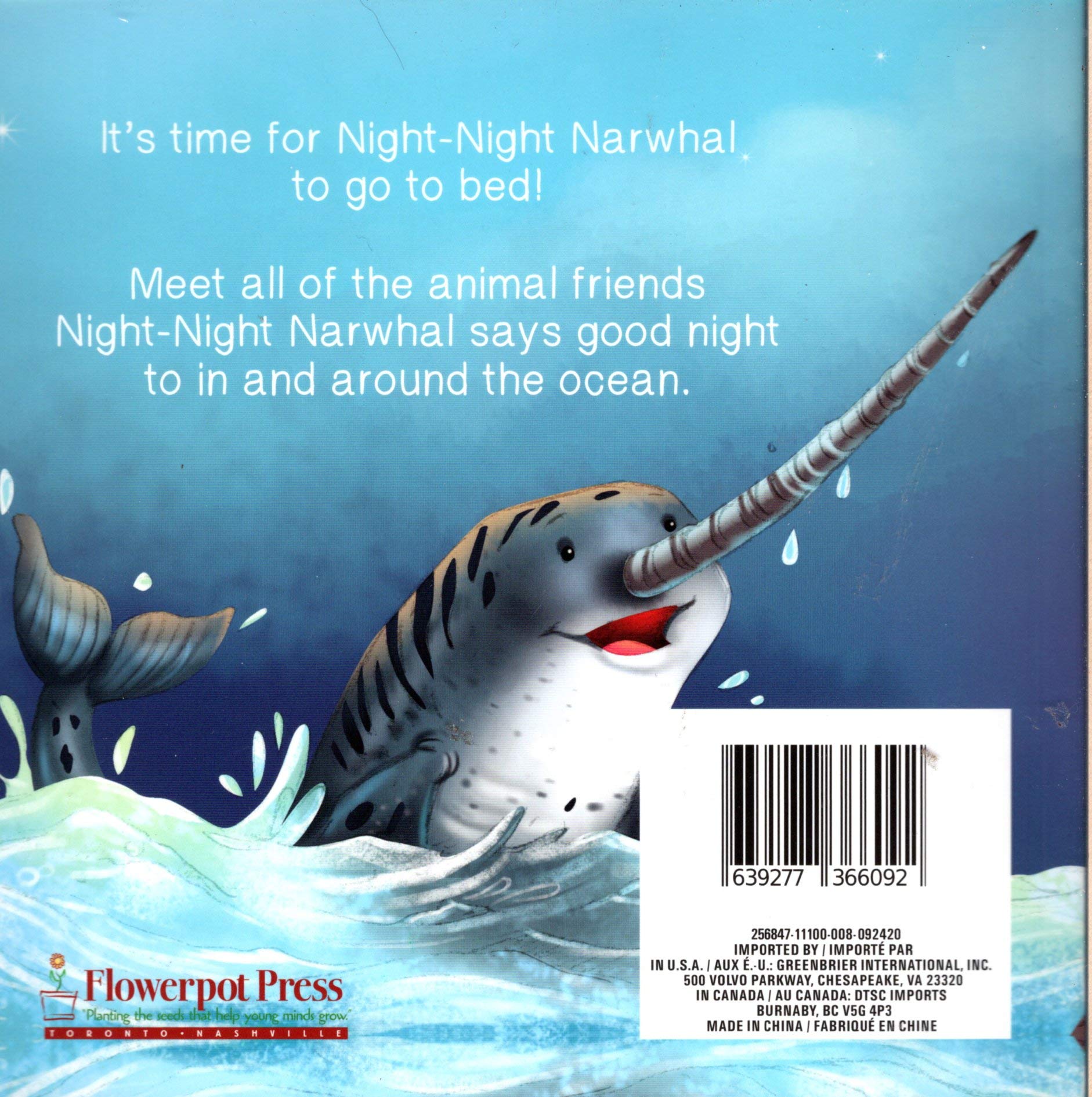The Storybook Series - Night - Night Narwhal - Children's Book (Paperback)