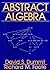 Abstract Algebra by Dummit, David, Foote, Richard M. (1990) Hardcover