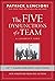The Five Dysfunctions of a Team: A Leadership Fable, 20th Anniversary Edition by Patrick Lencioni (9780787960759) (0787960756)