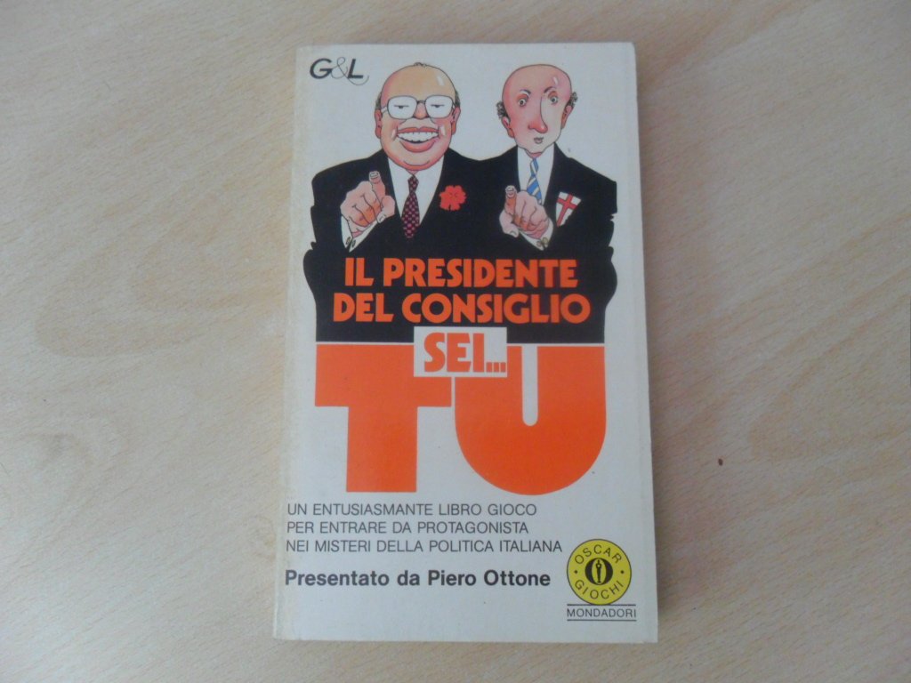 Il presidente del consiglio sei tu