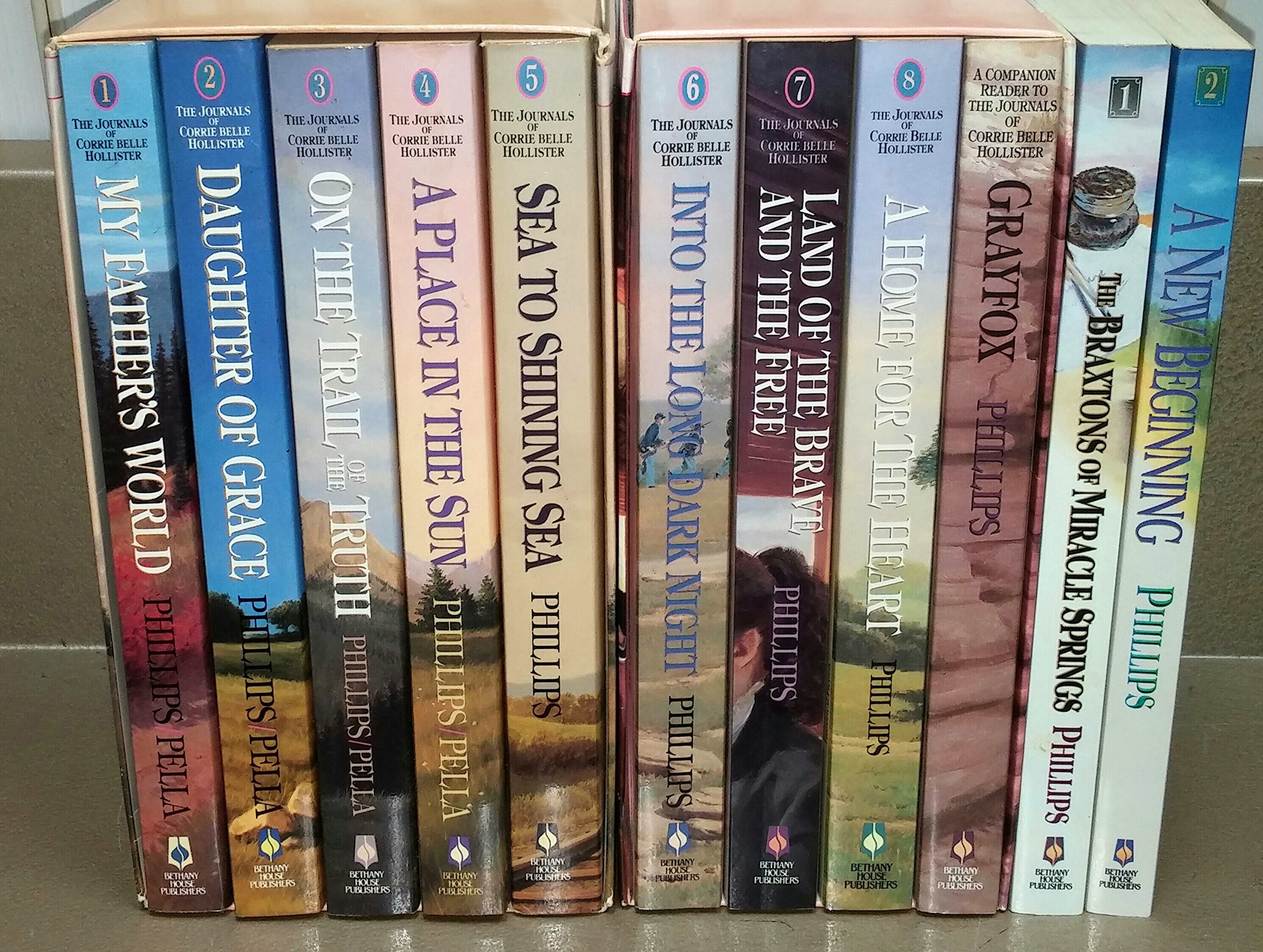 Complete set of Journals of Corrie Belle Hollister & Journals of Corrie & Christopher (Paperback)