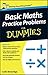 Basic Maths Practice Problems For Dummies by Colin Beveridge (7-Sep-2012) Paperback