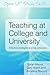 Teaching At College And University: Effective Strategies And Key Principles (Open Up Study Skills) by Sarah Moore (2007-10-01)