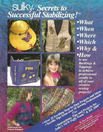 SULKY SECRETS TO SUCCESSFUL STABILIZING : What - When - Where - Which - Why & how - (Unknown Binding)