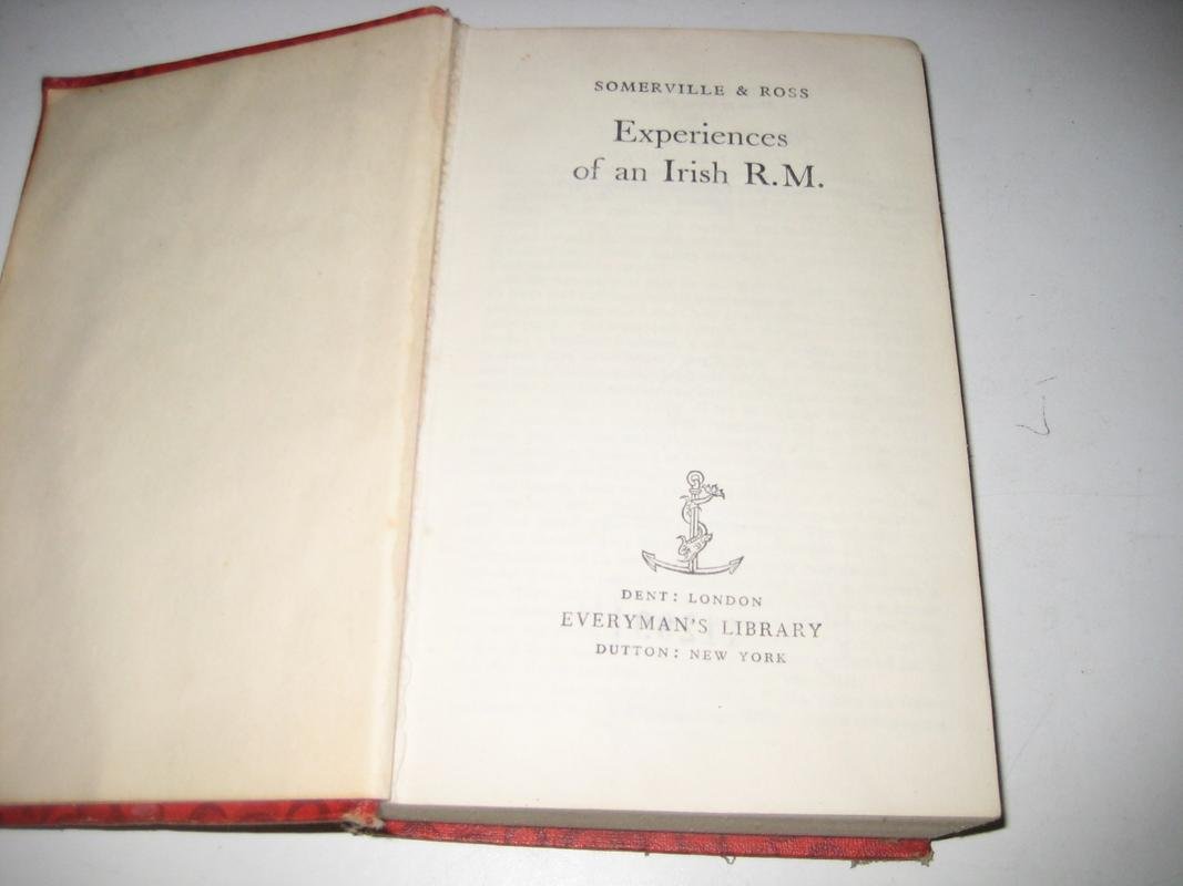Experiences of an Irish R. M.