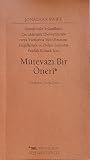 Mütevazı Bir Öneri