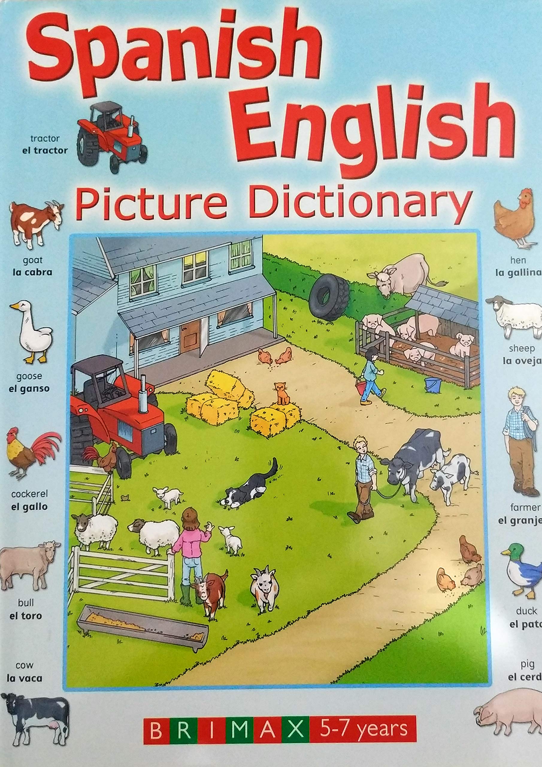 Spanish English Picture Dictionary (Hardcover)