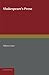 Shakespeare's Prose by Milton Crane (2013-09-26)