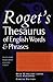 Roget's Thesaurus of English Words (Penguin Reference Books) by Roget, Peter Mark (2000) Paperback