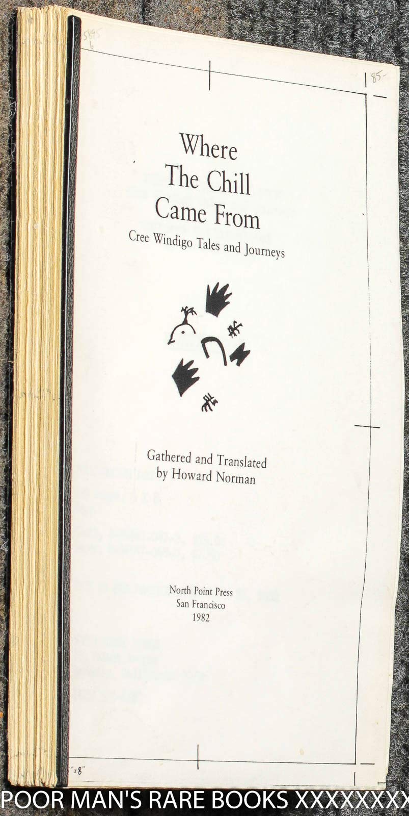 Where the Chill Came from Cree Windigo Tales and Journeys (Paperback)