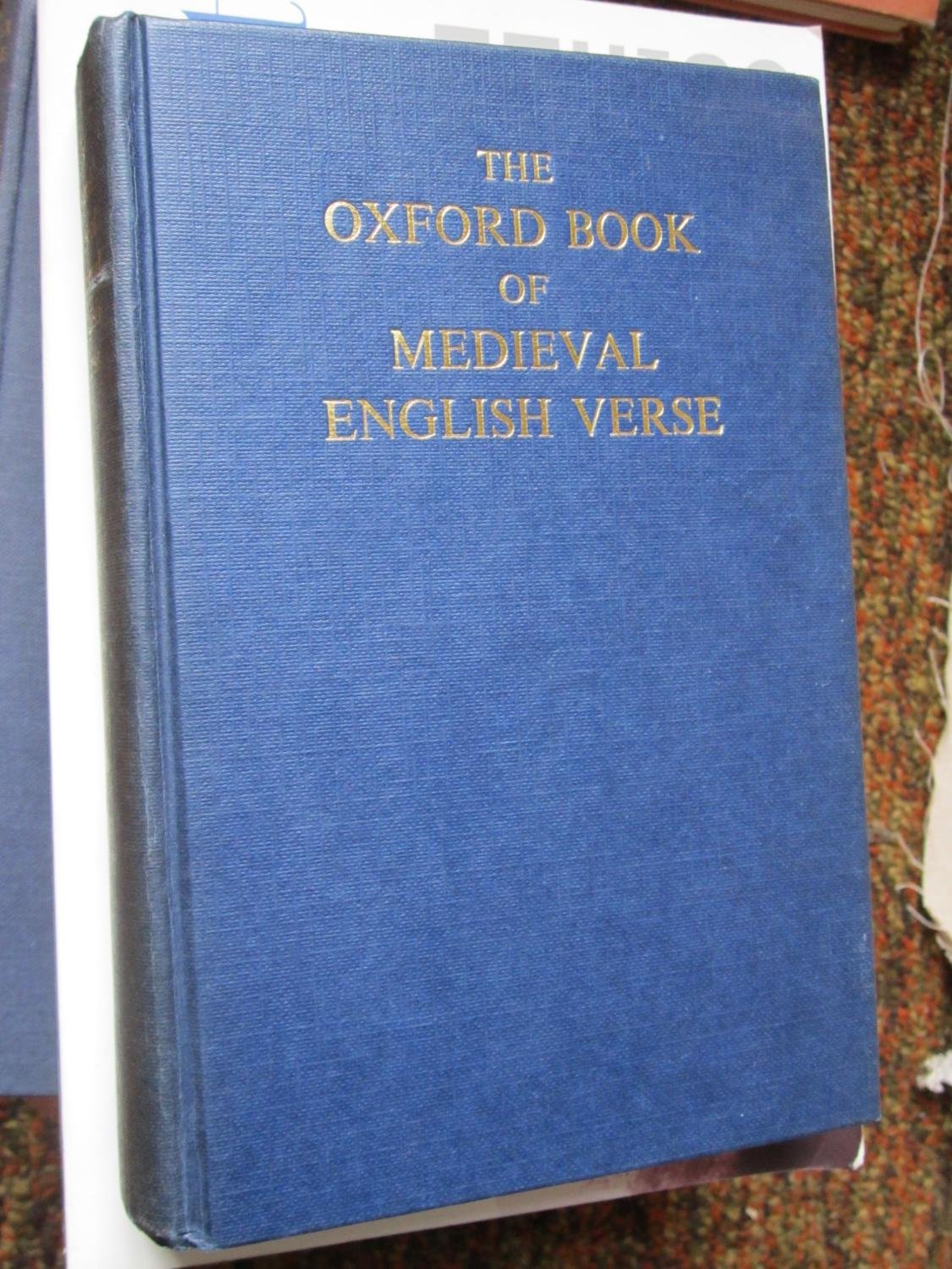 The Oxford Book of Medieval English Verse (Import)