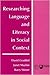 Researching Language and Literacy in Social Context (Open University Books) (1993-11-22)